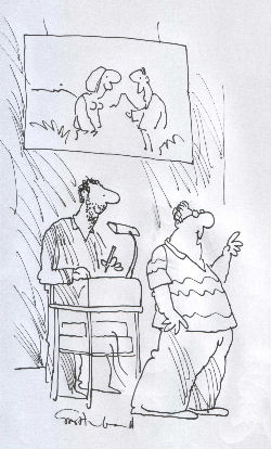 Ian McMillan & Tony Husband, A Cartoon History of Here, cartoon Tony Husband