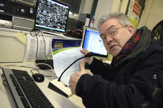 Ian McMillan - trains announcer